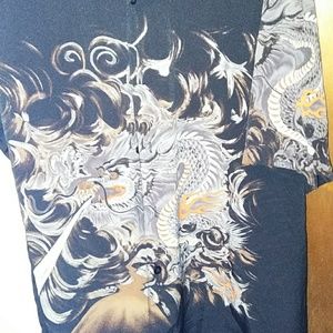 Mens Seals silk shirt